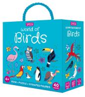 World of birds. Q-box. Con puzzle edito da Sassi