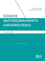 Codice dell'ordinamento universitario di Tommaso Cuffaro edito da Key Editore