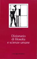 Dizionario di filosofia e scienze umane di Emilio Morselli edito da Carlo Signorelli Editore