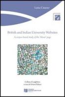 British and Indian University websites. A corpus-based study of the about page di Luisa Caiazzo edito da Tangram Edizioni Scientifiche