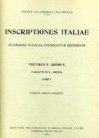 Inscriptiones Italiae. Regio 10ª vol.5.1 edito da Ist. Poligrafico dello Stato