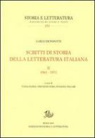 Scritti di storia della letteratura italiana vol.2 di Carlo Dionisotti edito da Storia e Letteratura