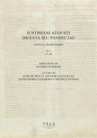 Iustiniani Augusti Digesta seu Pandectae. Testo e traduzione vol. 6.1 edito da Pisa University Press