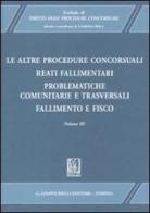 Trattato di diritto delle procedure concorsuali vol.3 edito da Giappichelli