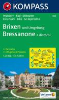 Carta escursionistica n. 050. Bressanone e dintorini 1:25.000. Adatto a GPS. Digital map. DVD-ROM edito da Kompass