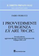 I provvedimenti d'urgenza ex art. 700 c.p.c. di Fabio Fiorucci edito da Giuffrè