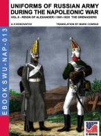 Uniforms of Russian army during the Napoleonic war vol.8 di Aleksandr Vasilevich Viskovatov edito da Soldiershop