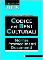 Codice dei beni culturali di M. Agostina Cabiddu, Barbara Boschetti edito da Altagamma