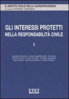 Gli interessi protetti nella responsabilità civile vol.1 edito da UTET