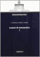Lezioni di analisi matematica vol.1 di Gennaro Giannuzzi edito da Edizioni ETS