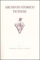 Archivio storico ticinese vol.137 edito da Archivio Storico Ticinese