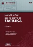 Esercizi svolti per la prova di statistica edito da Edizioni Giuridiche Simone