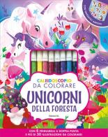 Caleidoscopio da colorare. Unicorni della foresta. Ediz. illustrata. Con 8  pennarelli. Con Adesivi - 9788847741072 in Libri da colorare e dipingere