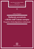 Sindacato accentrato e diritto dell'Unione europea. Prospettive di interdipendenza costituzionale di Andrea Chiappetta edito da Edizioni Scientifiche Italiane