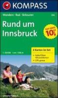 Carta escursionistica n. 290. Austria. Tirolo... Rund um Innsbruck set 2 cart. 1:50.000. Con guida nat. Adatto a GPS. Digital map. DVD-ROM. Ediz. bilingue edito da Kompass