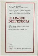 Le lingue dell'Europa. Atti del V Convegno internazionale di linguisti edito da Paideia