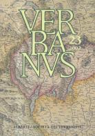 Verbanus. Rivista per la cultura, l'arte, la storia del lago vol.23 edito da Alberti