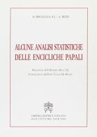 Alcune analisi statistiche delle encicliche papali di B. Bisceglia, A. Rizzi edito da Libreria Editrice Vaticana