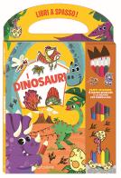 I dinosauri. Libri a spasso. Ediz. a colori. Con gomma. Con 6 matite bicolore edito da Edibimbi