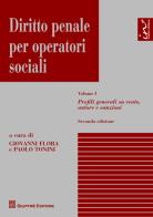 Diritto penale per operatori sociali vol.1 edito da Giuffrè