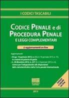 Codice penale e di procedura penale e leggi complementari edito da Maggioli Editore