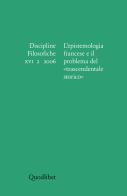 Discipline filosofiche (2006). Ediz. illustrata vol.2 edito da Quodlibet