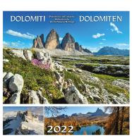 Dolomiti-Dolomiten 2022. Postkartenkalender/calendario cartoline da tavolo di Peter Malfertheiner edito da Atlas Edizioni