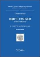 Diritto canonico vol.2 di Sandro Gherro edito da CEDAM
