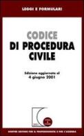 Codice di procedura civile. Aggiornato al 4 giugno 2001 edito da Giuffrè
