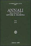 Annali della facoltà lettere e filosofia Università di Bari vol.12 edito da edizioni Dedalo