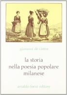 La storia nella poesia popolare milanese (rist. anast. Milano, 1879) di Giovanni De Castro edito da Forni