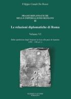 Le relazioni diplomatiche di Roma vol.6 di Filippo Canali De Rossi edito da Scienze e Lettere