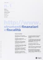 Sfef. Strumenti finanziari e fiscalità vol.1 di Luigi Guatri, Victor Uckmar edito da EGEA