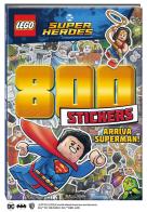 Arriva Superman! Lego DC. 800 stickers. Ediz. a colori edito da Crealibri