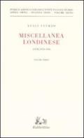 Miscellanea londinese (1934-1936) vol.3 di Luigi Sturzo edito da Rubbettino