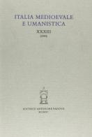 Italia medioevale e umanistica vol.33 edito da Antenore