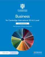 Cambridge International AS and A Level Business. Coursebook. Per le Scuole superiori. Con Contenuto digitale per accesso on line di Peter Stimpson, Alastair Farquharson edito da Cambridge