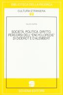Società, politica, diritto. Percorsi dell'«Encyclopédie» di Diderot e D'Alambert di Silvio Suppa edito da Schena Editore