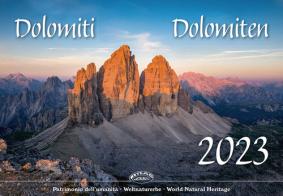 Dolomiti. Calendario-Dolomiten. Kalender 2023 di Peter Malfertheiner edito da Atlas Edizioni