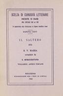 Il Salterio della B. V. Maria (rist. anast.) di (san) Bonaventura edito da Forni