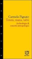 Totem, mana, tabù. Archeologia di concetti antropologici di Carmela Pignato edito da Meltemi