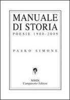 Manuale di storia di Simone Pasko edito da Campanotto
