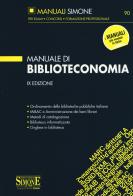 Manuale di biblioteconomia edito da Edizioni Giuridiche Simone