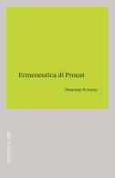 Ermeneutica di Proust di Maurizio Ferraris edito da Rosenberg & Sellier