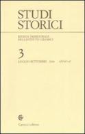 Studi storici (2006) vol.3 edito da Carocci