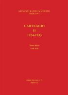 Carteggio 1924-1933 vol.2.3 di Paolo VI edito da Studium