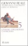 Storia della filosofia greca e romana vol.5 di Giovanni Reale edito da Bompiani