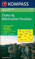 Carta escursionistica n. 2086. Repubblica Ceca. Böhmisches Paradies 1:50.000. Adatto a GPS. DVD-ROM digital map edito da Kompass
