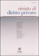 Rivista di diritto privato (2012) vol.2 edito da Cacucci