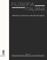 Filosofia italiana (2021) vol.1 edito da Aracne (Genzano di Roma)
